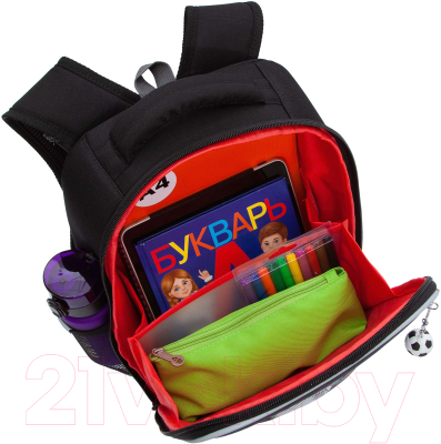 Школьный рюкзак Grizzly RAw-497-9 (черный)