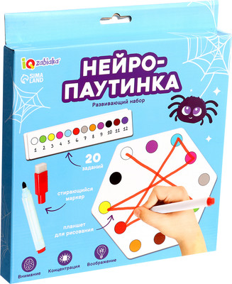

Развивающая игра, IQ Нейро-паутинка / 9949132