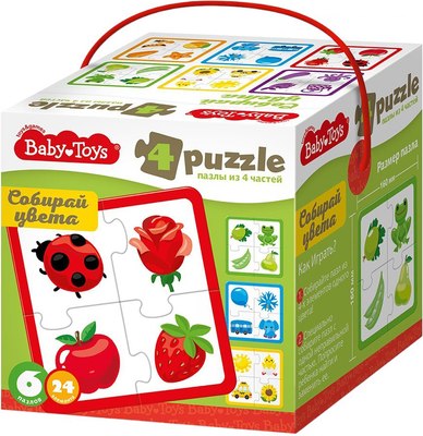 Развивающая игра Baby Toys Собирай цвета / 04780 - 