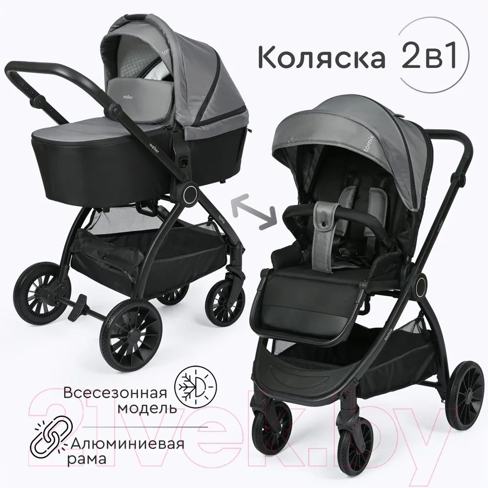 Детская универсальная коляска Tomix Walker 2 в 1 / BD101B