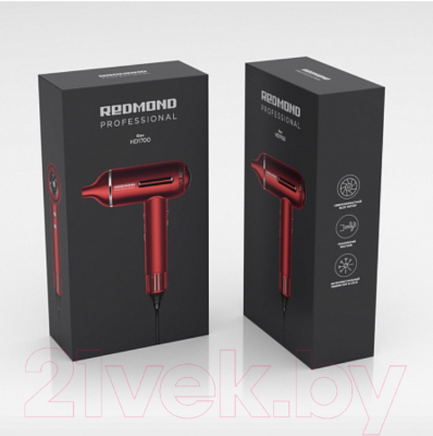 Профессиональный фен Redmond HD1700  (красный)