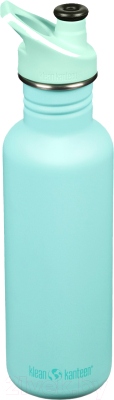 Бутылка для воды Klean Kanteen Classic Sport Pastel Turquoise 1010591 (800мл)