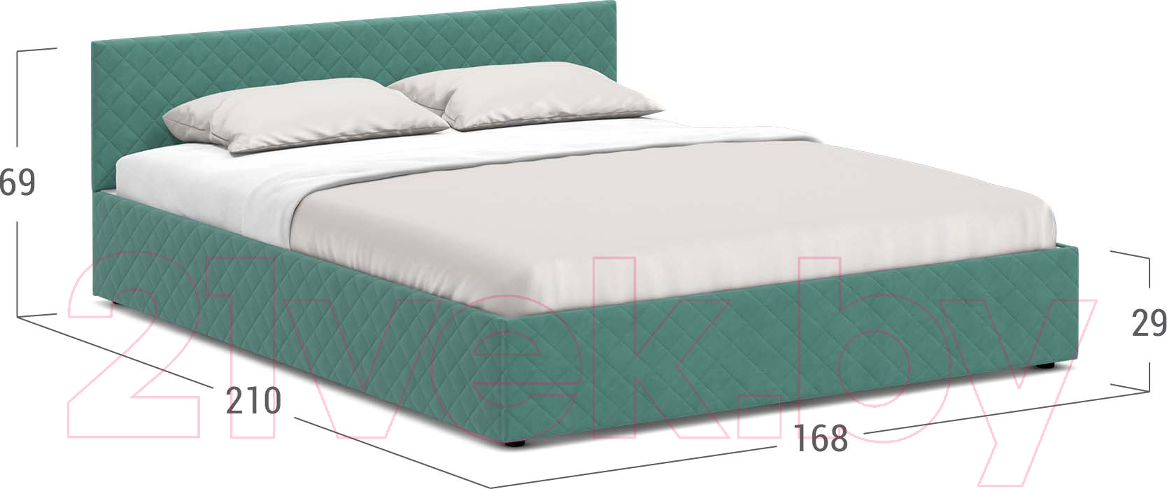 Двуспальная кровать Moon Trade 1254 / MF005215