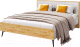Двуспальная кровать Мебель-КМК 1600 Саванна 0973.3 (бетон пайн светлый/дуб наварра) - 