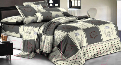 Комплект постельного белья Бояртекс №12234-08 Евро-стандарт (креп-жатка)