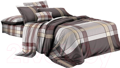 Комплект постельного белья Бояртекс №1573 Евро-стандарт (креп-жатка)