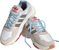 Кроссовки Adidas Retropy F90 / HP6384 (р.10, серый/красный/голубой) - 