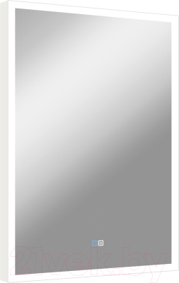 Зеркало Континент Frame White Led 70x90 (с функцией антизапотевания)