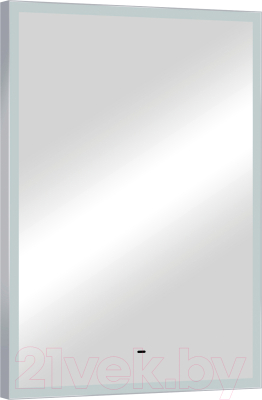 Зеркало Континент Frame Silver Led 70x80 (с бесконтактным сенсором)