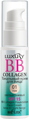 Тональный крем Belita Luxury BB-Collagen тон 01 Светлый бежевый (25мл)