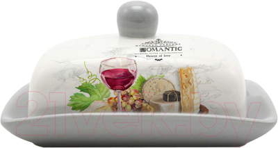 Масленка Prima Collection Сыр и вино PC74CW / HC601R-F08
