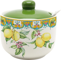 Сахарница Prima Collection Принц Лимон PC78PL450 / HC293-F02 (c ложкой) - 