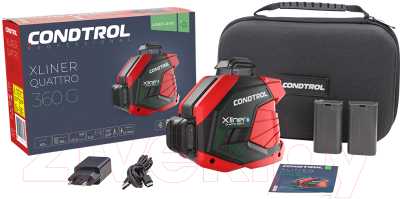 Лазерный нивелир Condtrol Xliner Quattro 360G / 7-2-105