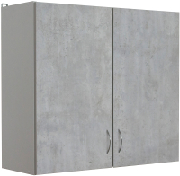 Шкаф навесной для кухни Компас-мебель КС-001-18Д1 800мм (белый/бетон) - 