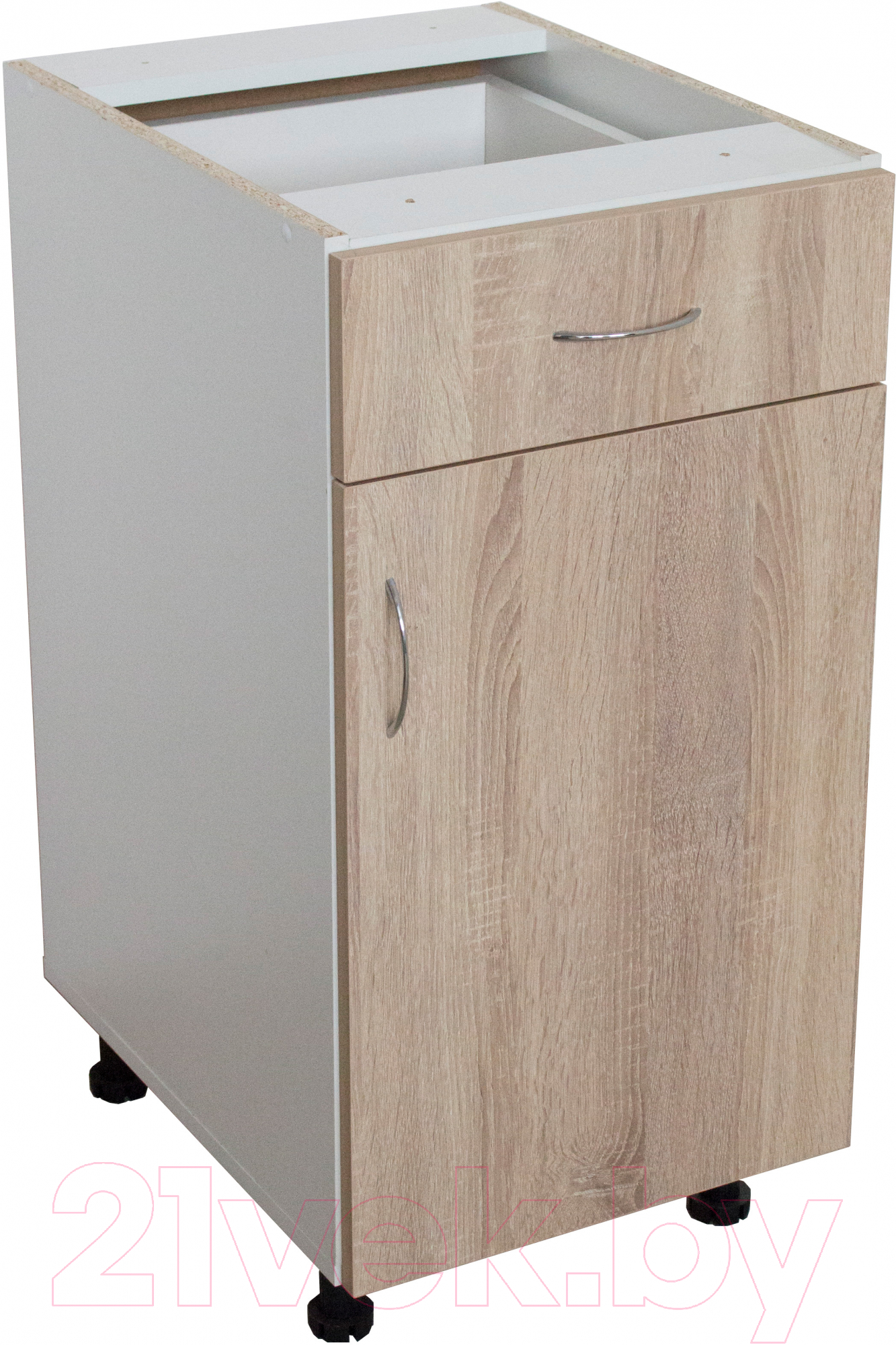 Шкаф-стол кухонный Компас-мебель КС-001-49Д1 400мм ящики+дверной корпус