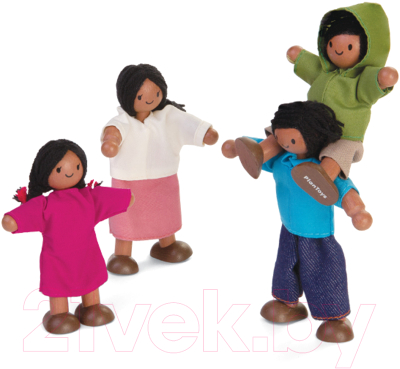 Набор фигурок для кукольного театра Plan Toys Кукольная семья / 1345