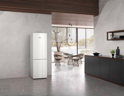 Холодильник с морозильником Miele KFN 4374 E / 38437454EU1 (белый)