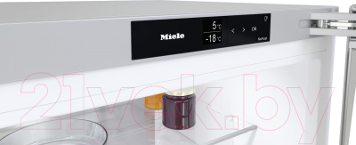 Холодильник с морозильником Miele KFN 4795 CD Clean Steel / 38479530EU1