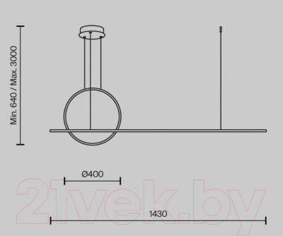 Потолочный светильник Maytoni Halo MOD247PL-L49BK