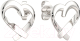 Серьги из серебра ZORKA 0300068 - 
