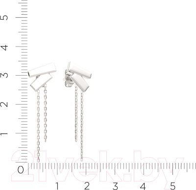 Серьги из серебра ZORKA 0300368