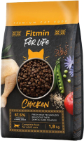Сухой корм для кошек Fitmin Cat For Life Adult Chicken (1.8кг) - 