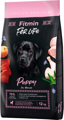 Сухой корм для собак Fitmin Dog For Life Puppy (12кг)