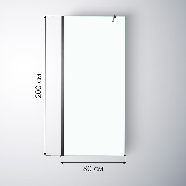 Купить Душевая стенка Saniteco Walk-In SN-W8TB80 в Молодечно