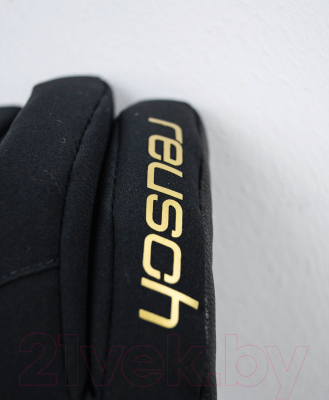 Варежки лыжные Reusch Tessa Stormbloxx / 6231138_7707 (р-р 6.5, Black/Gold Inch)