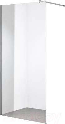 Душевая стенка Saniteco Walk-In SN-W6TC90 (90x200, прозрачное стекло, хромированный профиль)