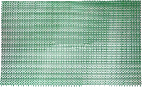 Коврик грязезащитный Ковропласт Волна (58х81, зеленый) - 