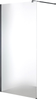 Душевая стенка Saniteco Walk-In SN-W6MB80 (80x200, матовое стекло, черный профиль) - 