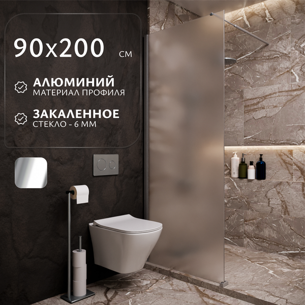 Купить Душевая стенка Saniteco Walk-In SN-W6MC90 в Бресте