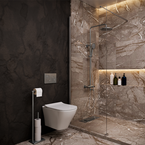 Купить Душевая стенка Saniteco Walk-In SN-W8MC80 в Жодино