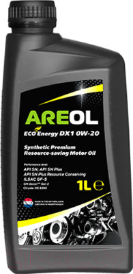 Моторное масло Areol Eco Energy DX1 0W20 / 0W20AR066 (1л)