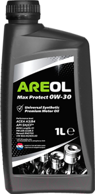 Моторное масло Areol Max Protect 0W30 / 0W30AR057 (1л)