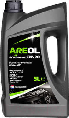 

Моторное масло Areol, Eco Protect 5W30 / 5W30AR020