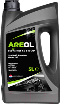 Моторное масло Areol Eco Protect C2 5W30 / 5W30AR071 (5л)