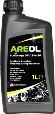 Моторное масло Areol Eco Energy DX1 5W30 / 5W30AR072 (1л)