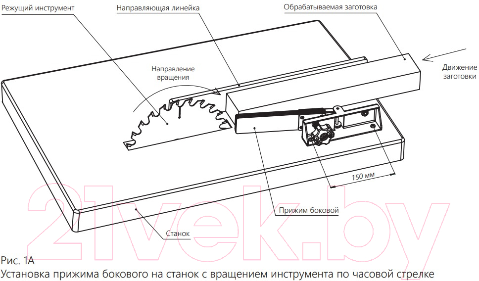 Прижимное устройство для станка БЕЛМАШ SC-01