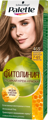 

Крем-краска для волос Palette, Русый, Фитолиния 465