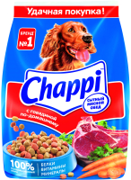 Сухой корм для собак Chappi С говядиной по-домашнему с овощами и травами (600г) - 