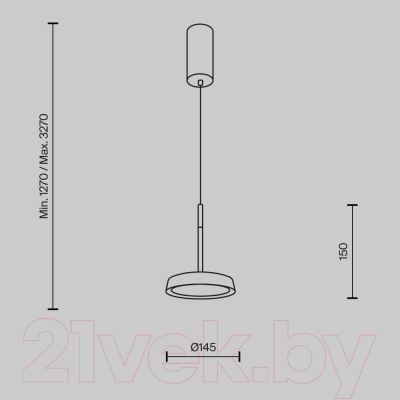 Потолочный светильник Maytoni El MOD041PL-L15G3K