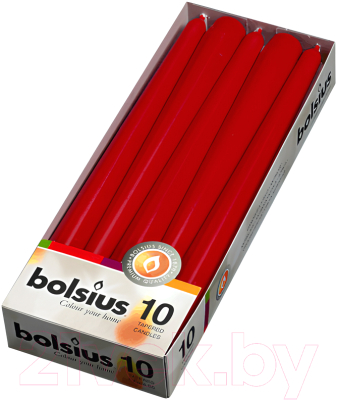 Набор свечей Bolsius 245/24 (10шт, красный)