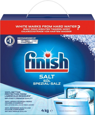 Соль для посудомоечных машин Finish Специальная (4кг)