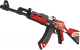 Автомат игрушечный VozWooden Active AKR / АК-47. 2 Года красный / 2004-0111 - 