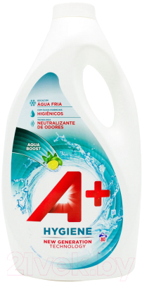 Гель для стирки A+ Hygiene Aqua Boost Универсальный (3.25л)
