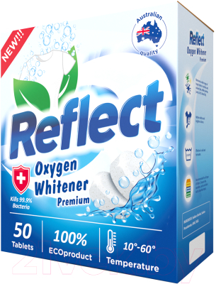 Отбеливатель Reflect Oxygen Whitener Экологичный кислородный в таблетках (50шт)