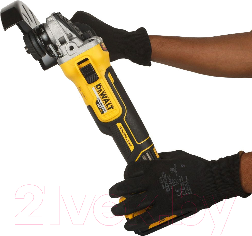 Профессиональная угловая шлифмашина DeWalt DCG405P2