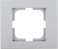 Рамка для выключателя Ovivo Grano 400-100000-096 (серебристый) - 